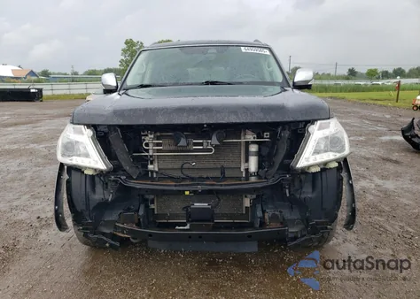 2018 Nissan Armada Platinum из США, поврежденный, VIN JN8AY2NE2J9731415